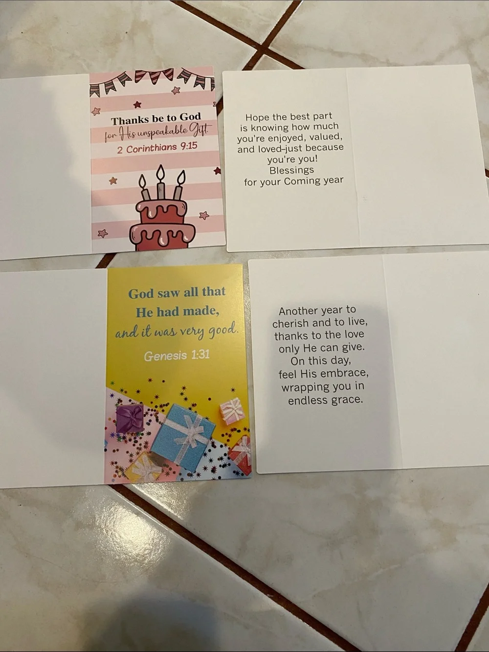 NWOT Set of 30 Religious Greeting Cards
